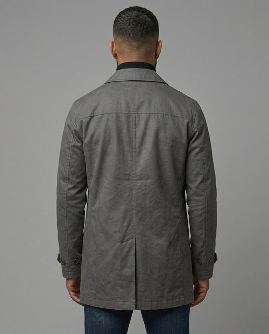 Baxter Weather-Resistant Overcoat | Relaxed Fit | Functional Pockets