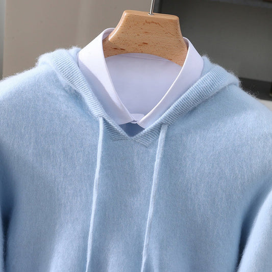 Sebastian Cashmere Hooded Jumper | Pullover Fit | Smart Casual