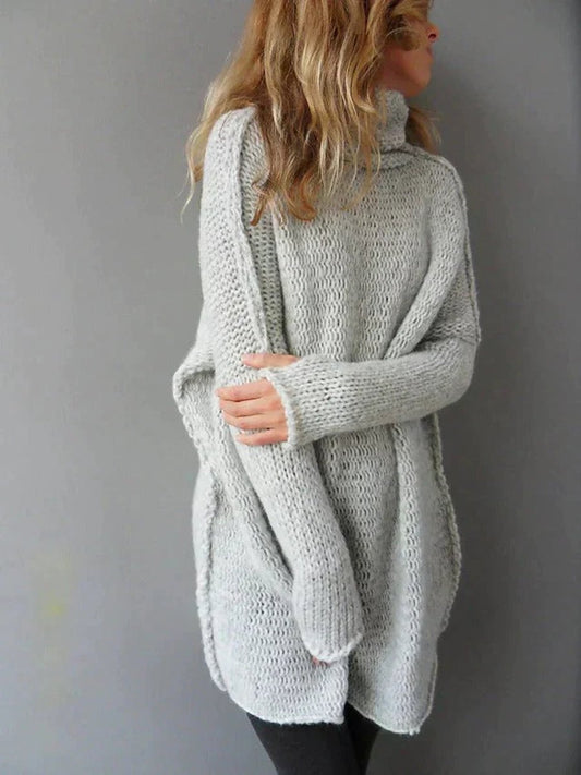Olivia Chunky Knit Turtleneck Jumper | Oversized | Winter Warmth
