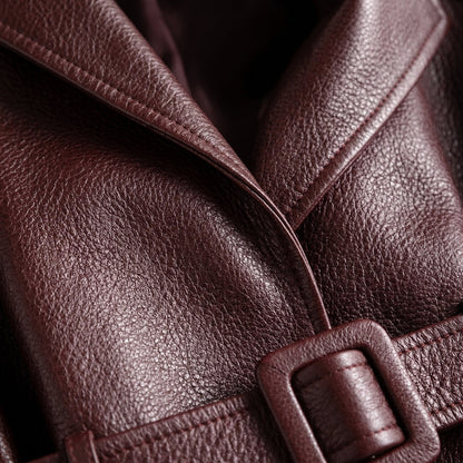 Victoria Sheepskin Leather Jacket | Tailored Fit | Soft Supple Finish