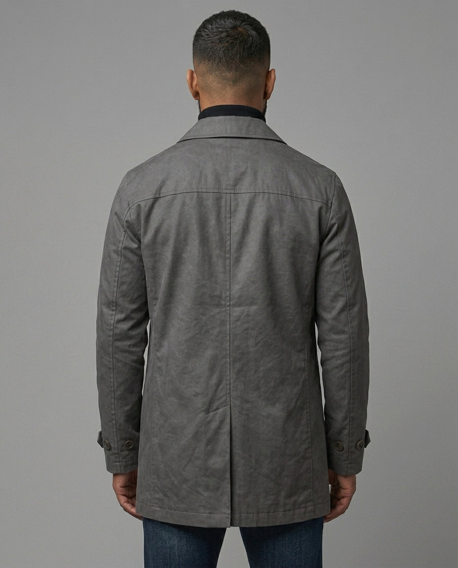 Baxter Weather-Resistant Overcoat | Relaxed Fit | Functional Pockets