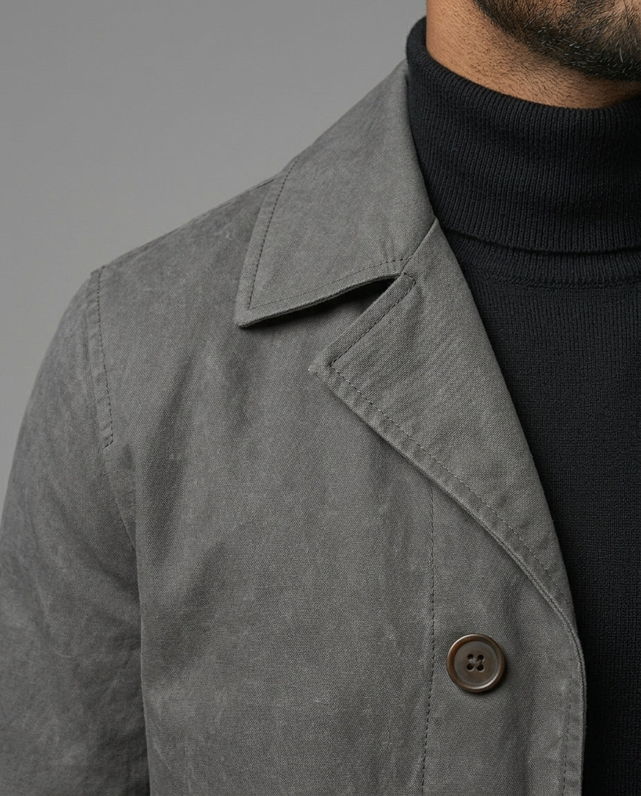 Baxter Weather-Resistant Overcoat | Relaxed Fit | Functional Pockets