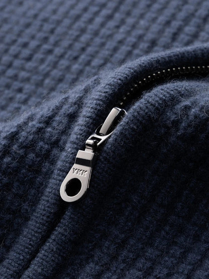 Monaco Cashmere Zip Hoodie | Relaxed Fit | Lightweight Warmth