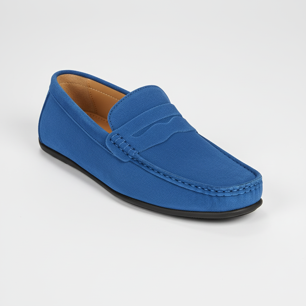 Aqua Blue Loafer – Detail