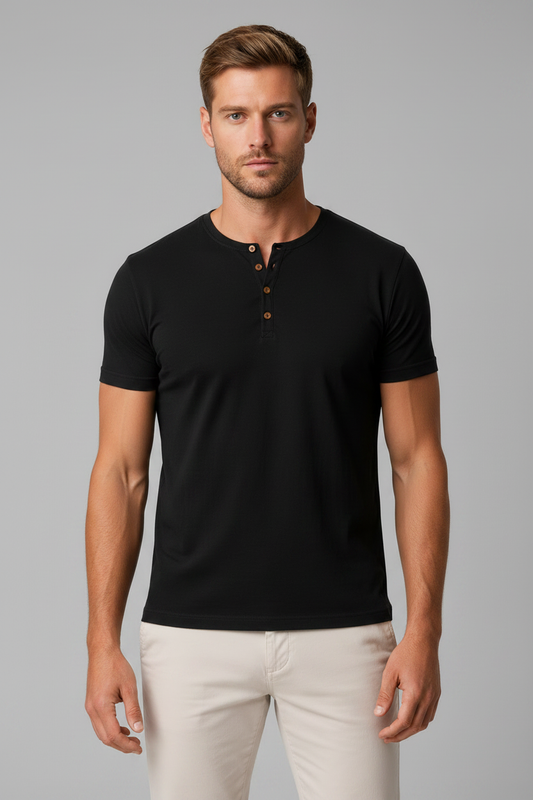 Arlo Henley T-Shirt - Nieuw Model