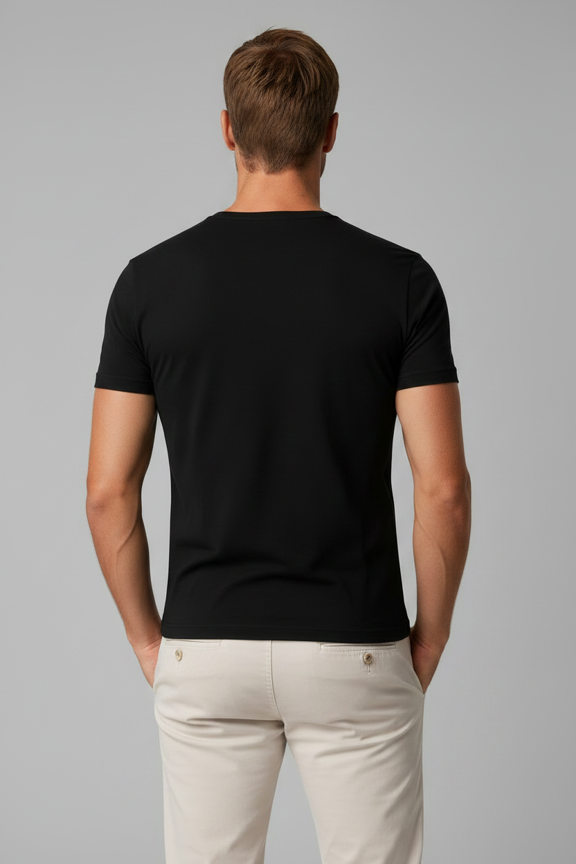 Henley Back View
