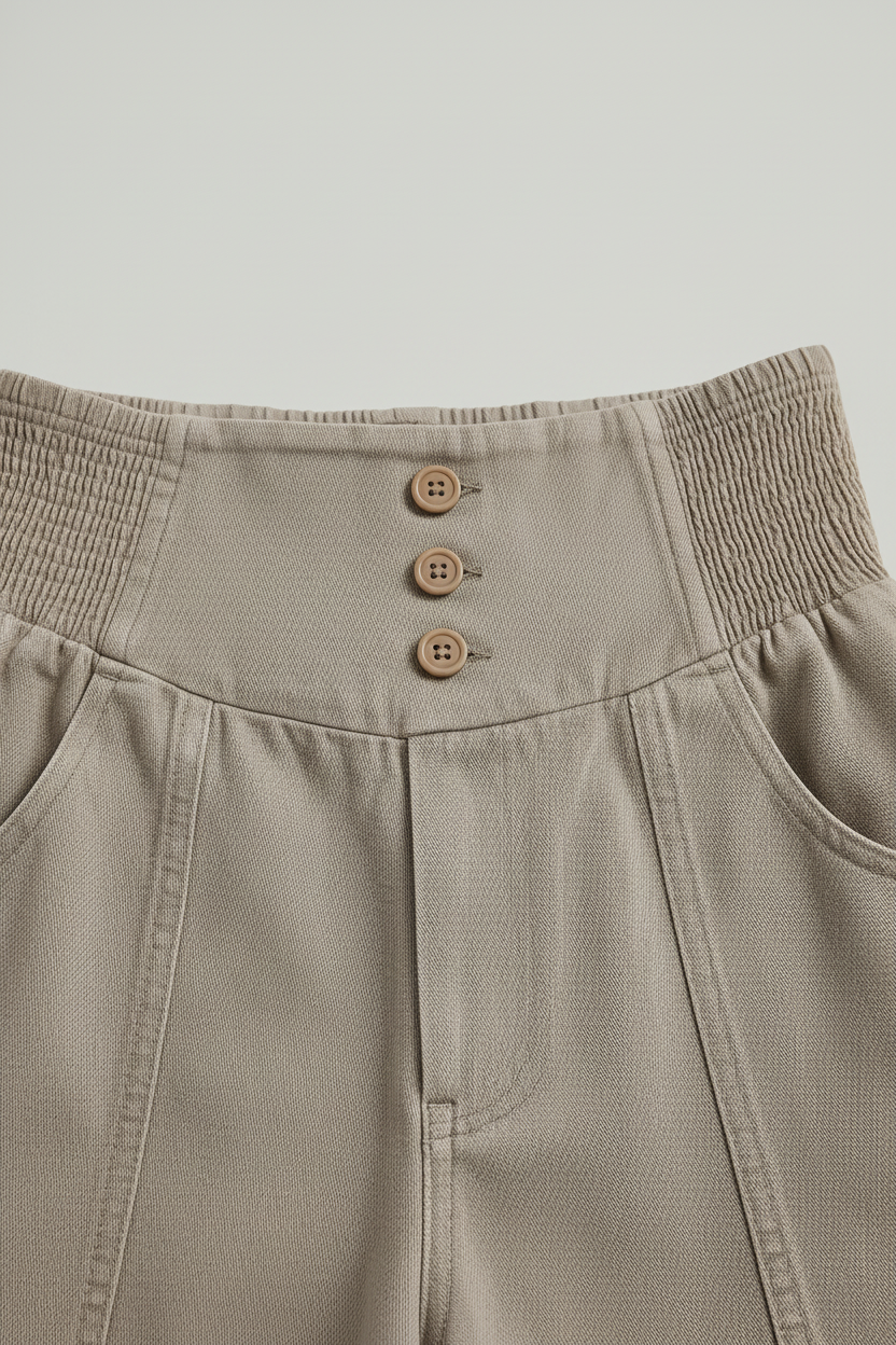 Khaki – Detail tailleband