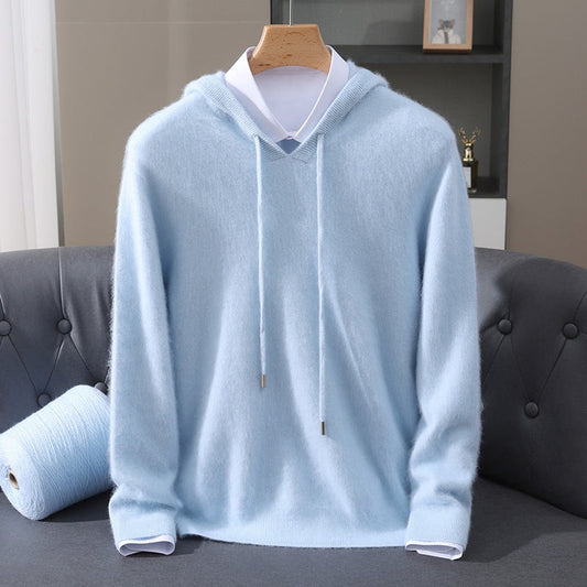Sebastian Cashmere Hooded Jumper | Pullover Fit | Smart Casual