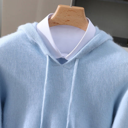 Sebastian Cashmere Hooded Jumper | Pullover Fit | Smart Casual