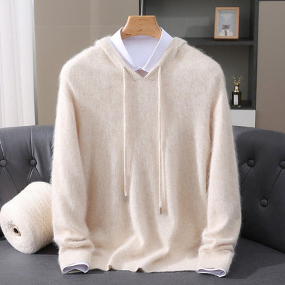 Sebastian Cashmere Hooded Jumper | Pullover Fit | Smart Casual