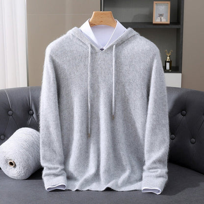 Sebastian Cashmere Hooded Jumper | Pullover Fit | Smart Casual