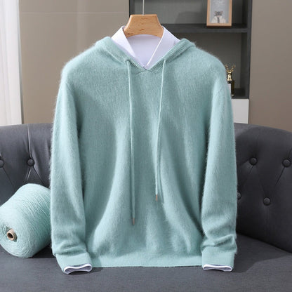 Sebastian Cashmere Hooded Jumper | Pullover Fit | Smart Casual