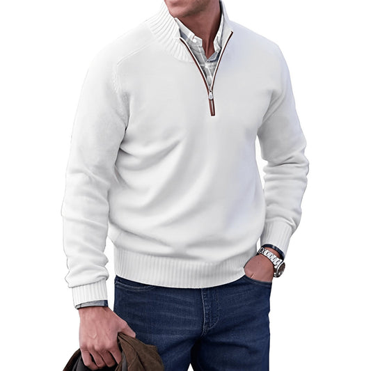 Ryan Quarter-Zip Pullover Jumper | Regular Fit | Long Sleeve
