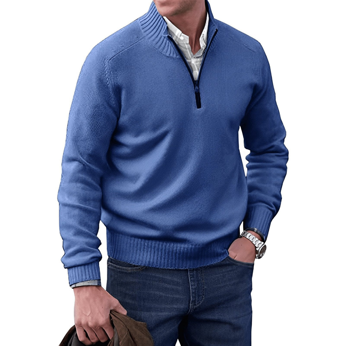 Ryan Quarter-Zip Pullover Jumper | Regular Fit | Long Sleeve