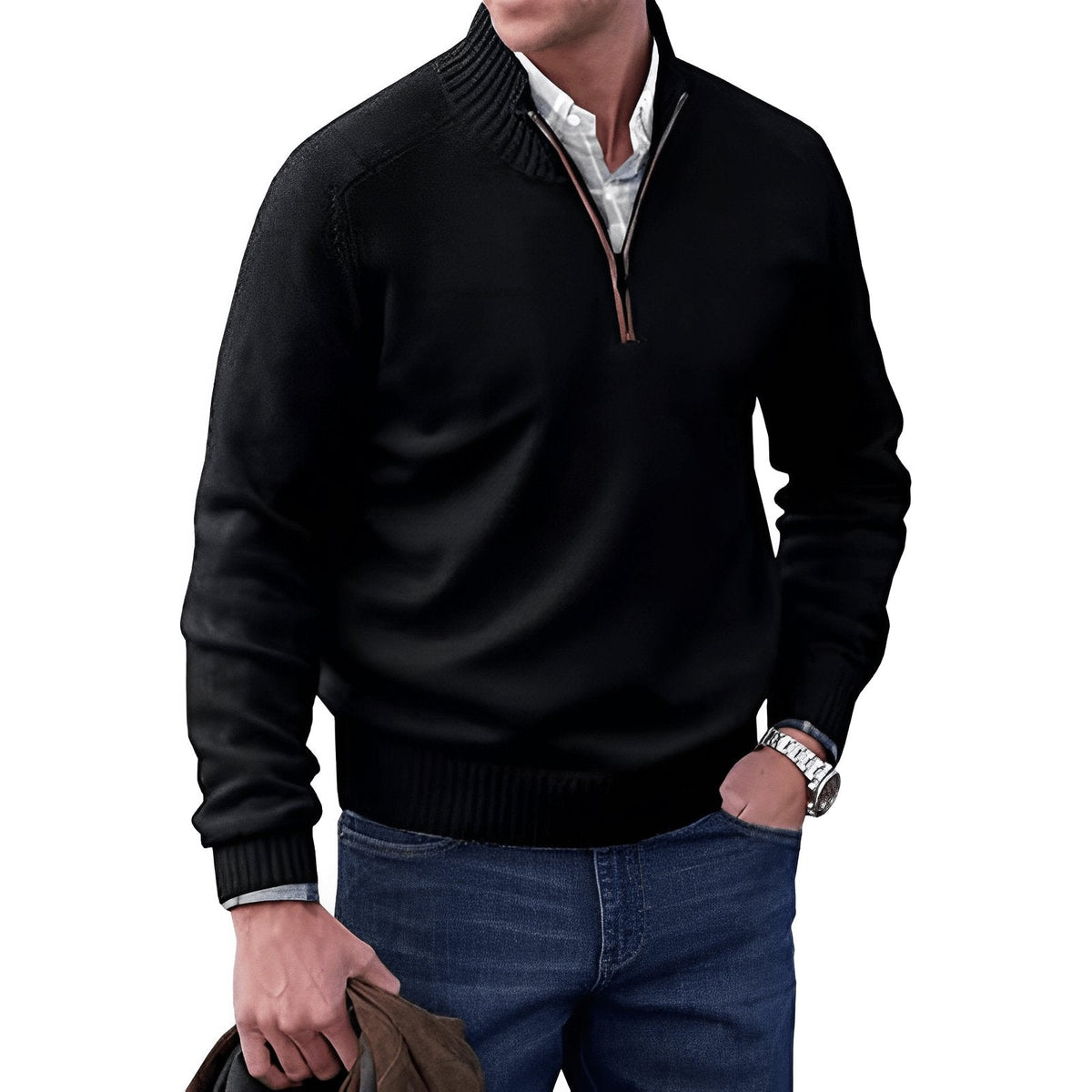 Ryan Quarter-Zip Pullover Jumper | Regular Fit | Long Sleeve