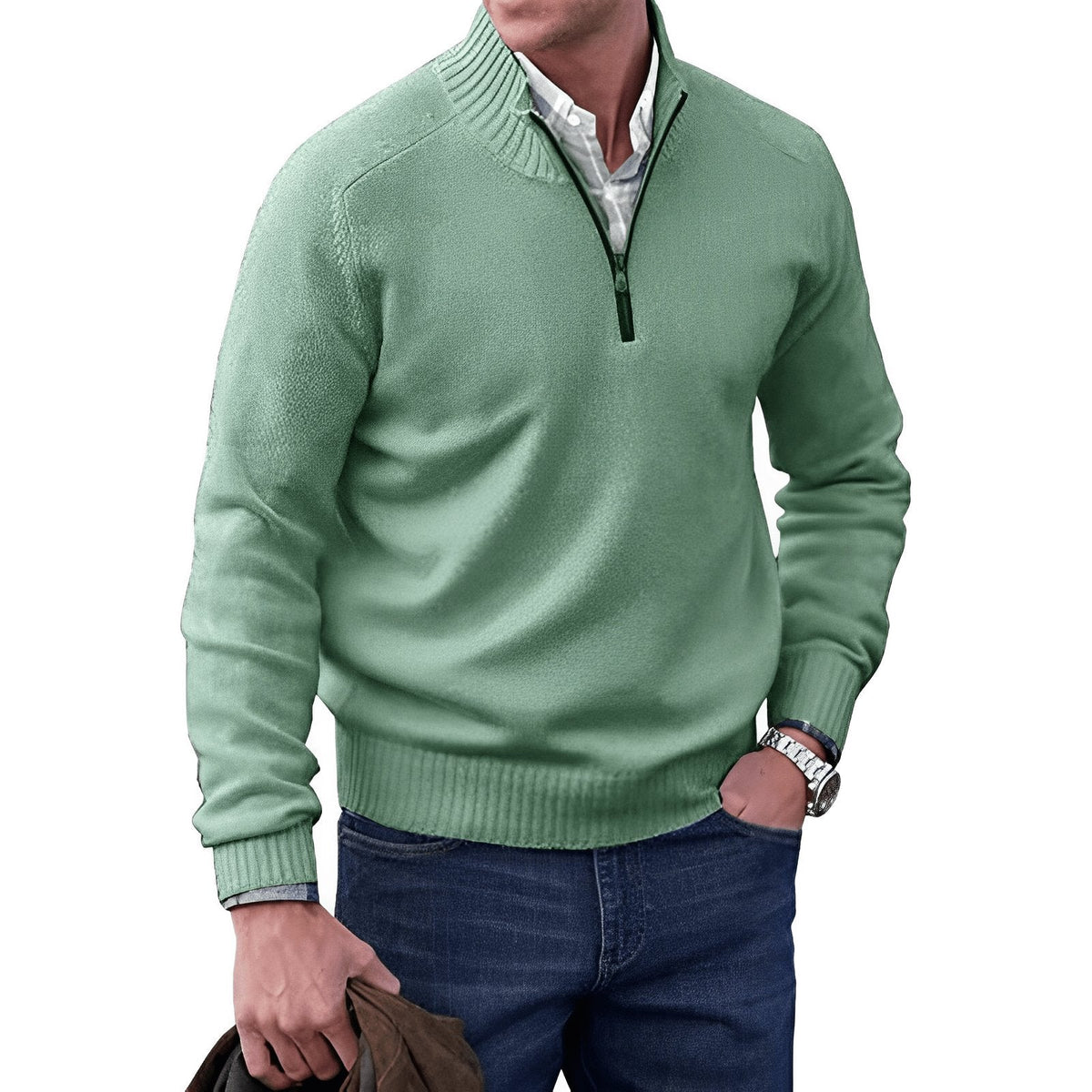 Ryan Quarter-Zip Pullover Jumper | Regular Fit | Long Sleeve