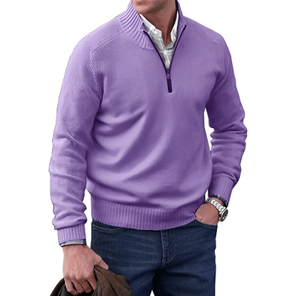 Ryan Quarter-Zip Pullover Jumper | Regular Fit | Long Sleeve
