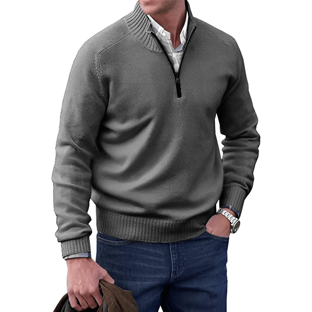 Ryan Quarter-Zip Pullover Jumper | Regular Fit | Long Sleeve