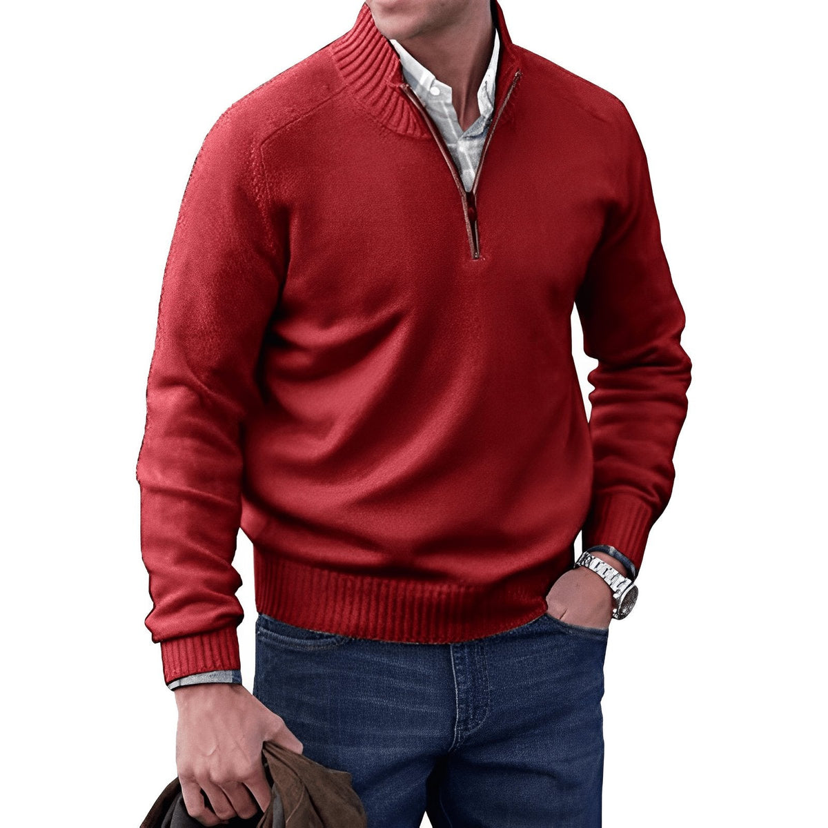 Ryan Quarter-Zip Pullover Jumper | Regular Fit | Long Sleeve