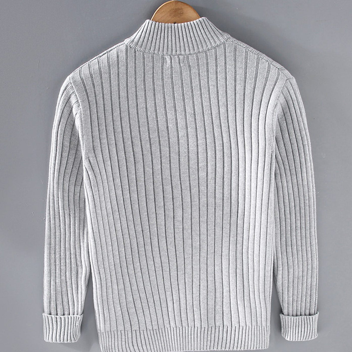 Samuel Ribbed Knit Cardigan | Full-Zip | Winter Layering
