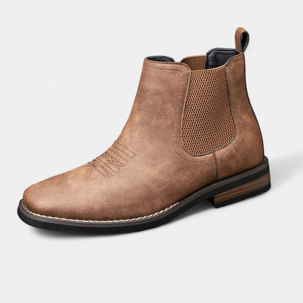 Men's western-style chelsea boots