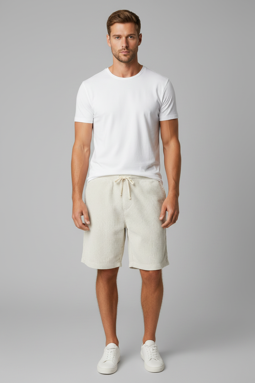 Miles Corduroy Cream