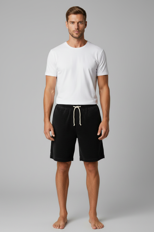 Miles Corduroy Zwart