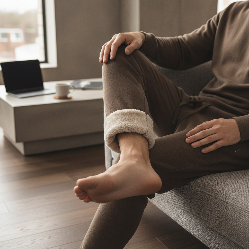 Nordic Fleece-Lined Joggers | Tapered Fit | Elasticated Cuffs