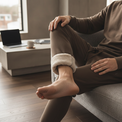 Nordic Fleece-Lined Joggers | Tapered Fit | Elasticated Cuffs