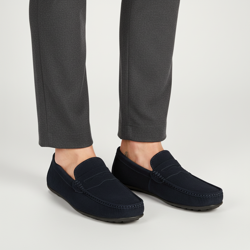 Navy Loafer – Gedragen