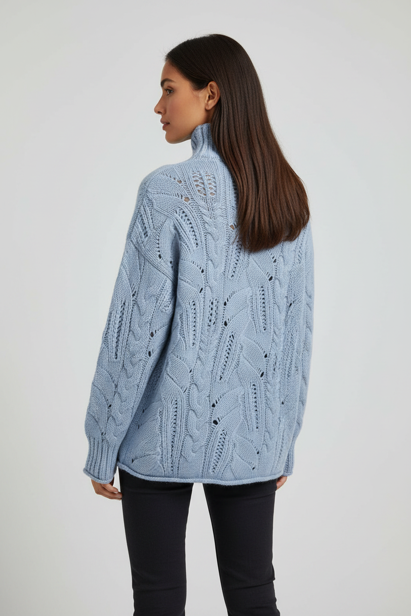 Wavy Blue Back