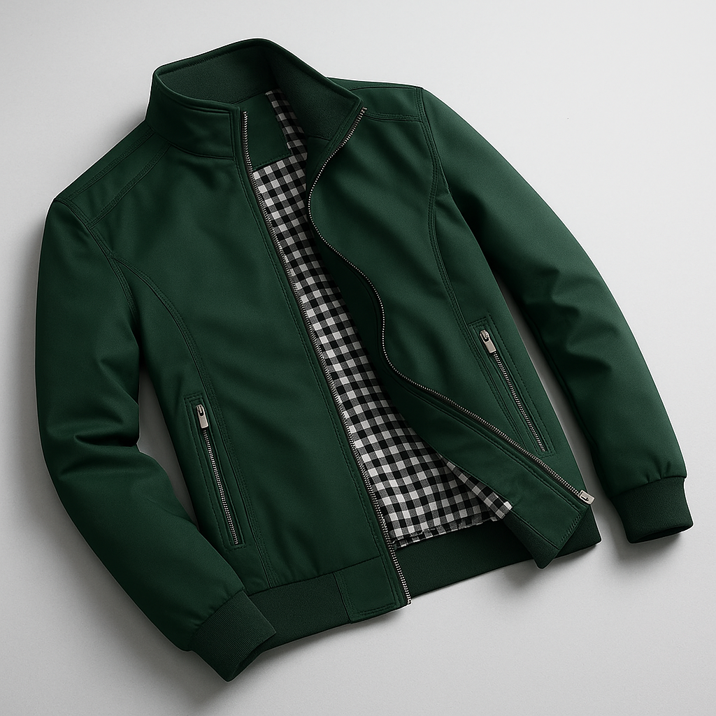 Armand Wind-Resistant Jacket | Zip Pockets | Tailored Fit
