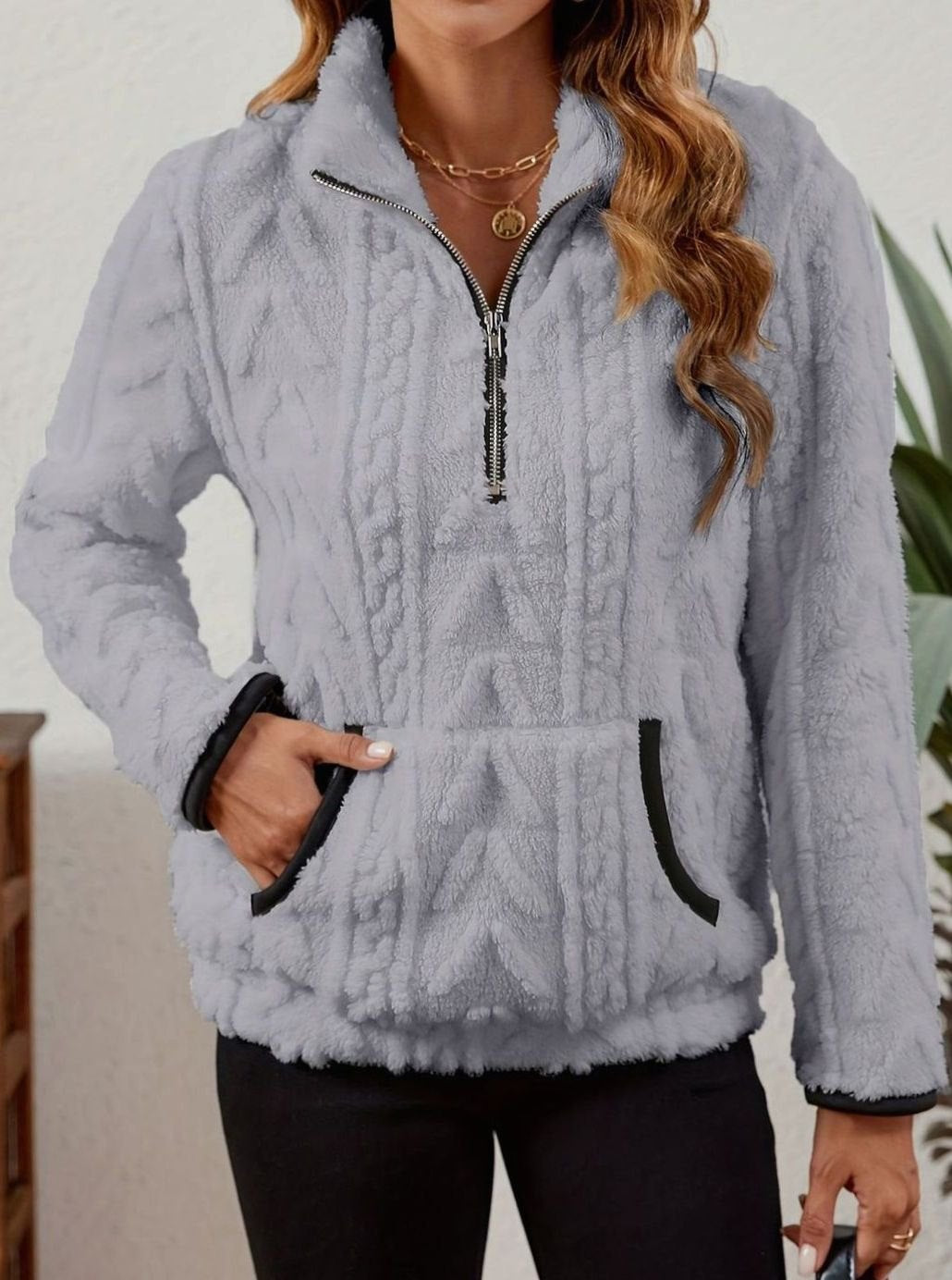 Madison Fleece Half-Zip Pullover | Kangaroo Pocket | Cosy Fit