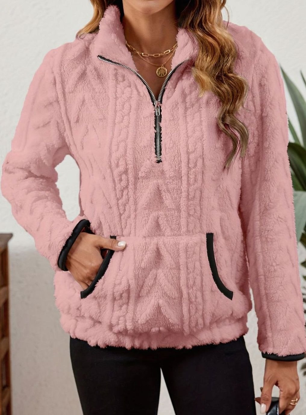 Madison Fleece Half-Zip Pullover | Kangaroo Pocket | Cosy Fit