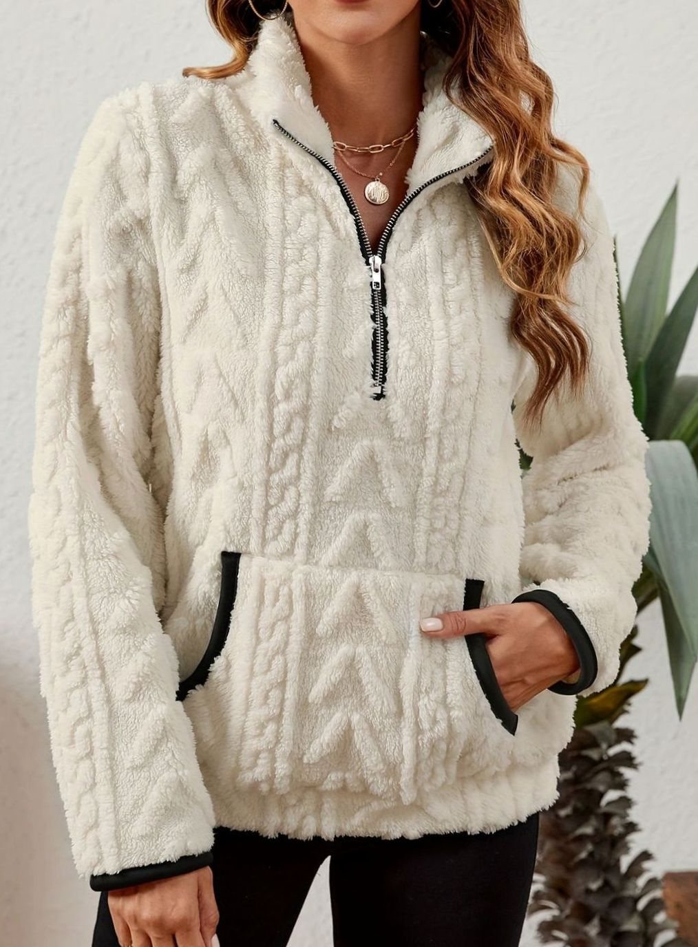 Madison Fleece Half-Zip Pullover | Kangaroo Pocket | Cosy Fit