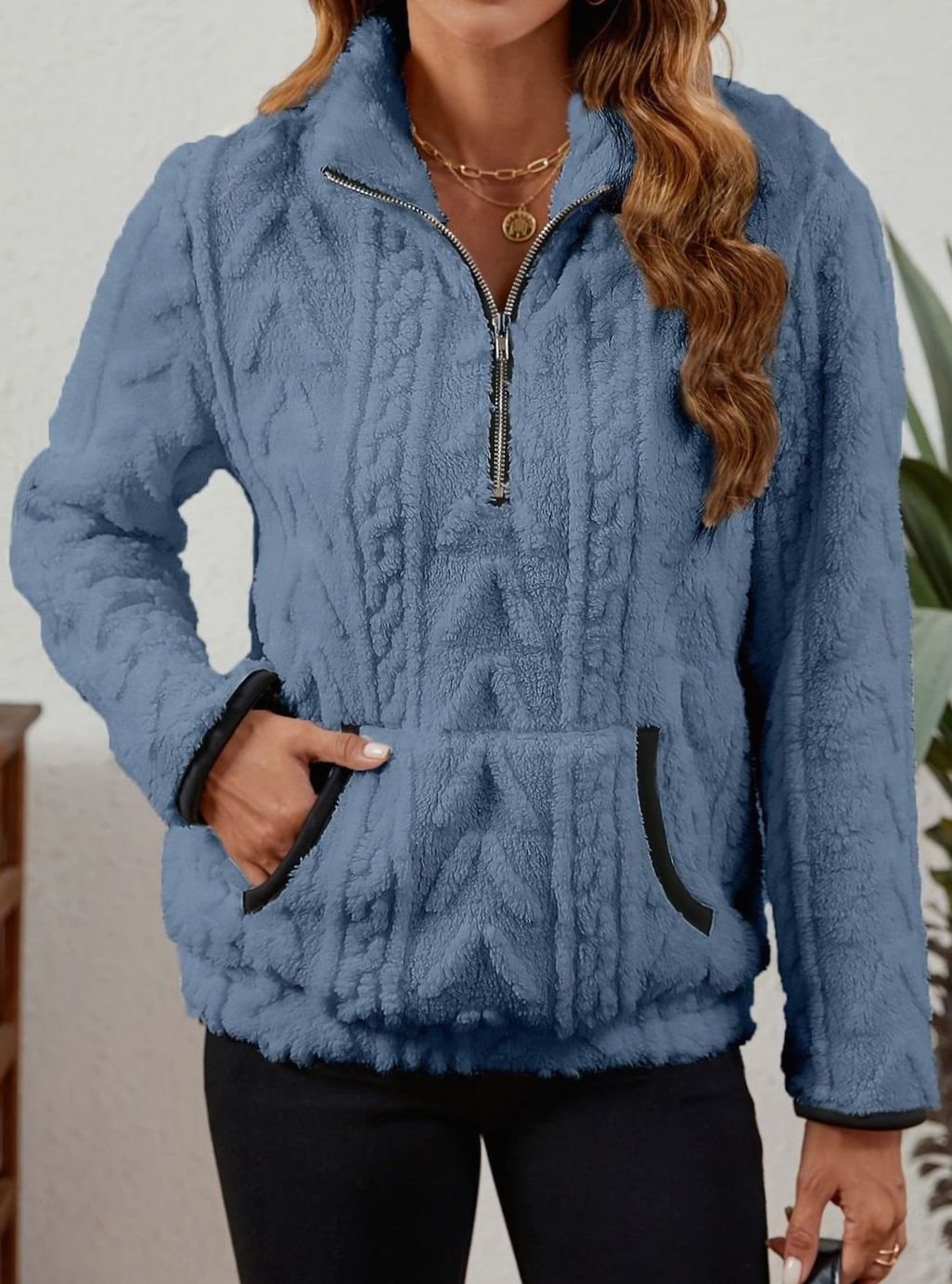 Madison Fleece Half-Zip Pullover | Kangaroo Pocket | Cosy Fit