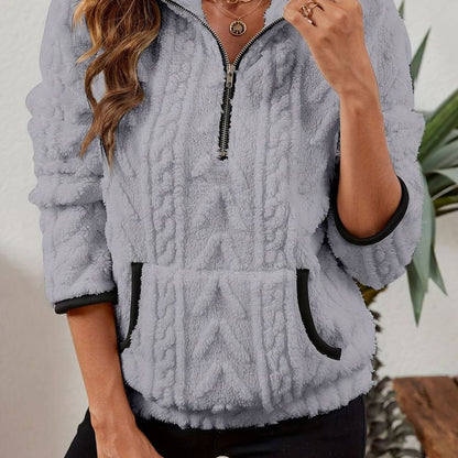 Madison Fleece Half-Zip Pullover | Kangaroo Pocket | Cosy Fit