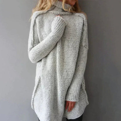 Olivia Chunky Knit Turtleneck Jumper | Oversized | Winter Warmth