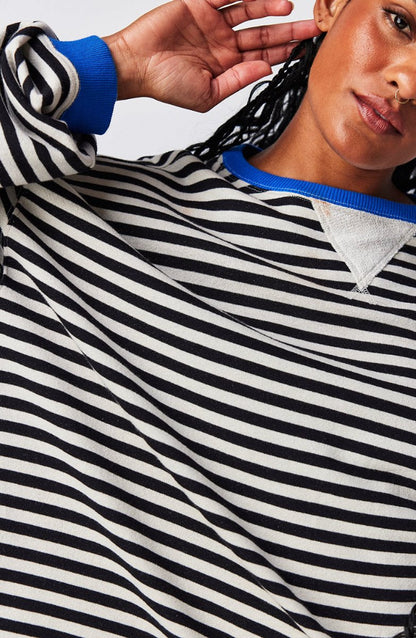 Mia Striped Pullover Jumper | Oversized | Long Sleeve