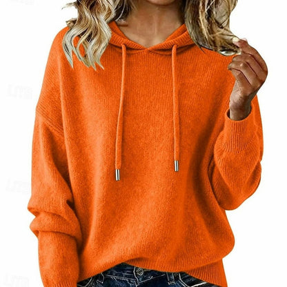 Olivia Hooded Knit Jumper | Drawstring | Relaxed Fit