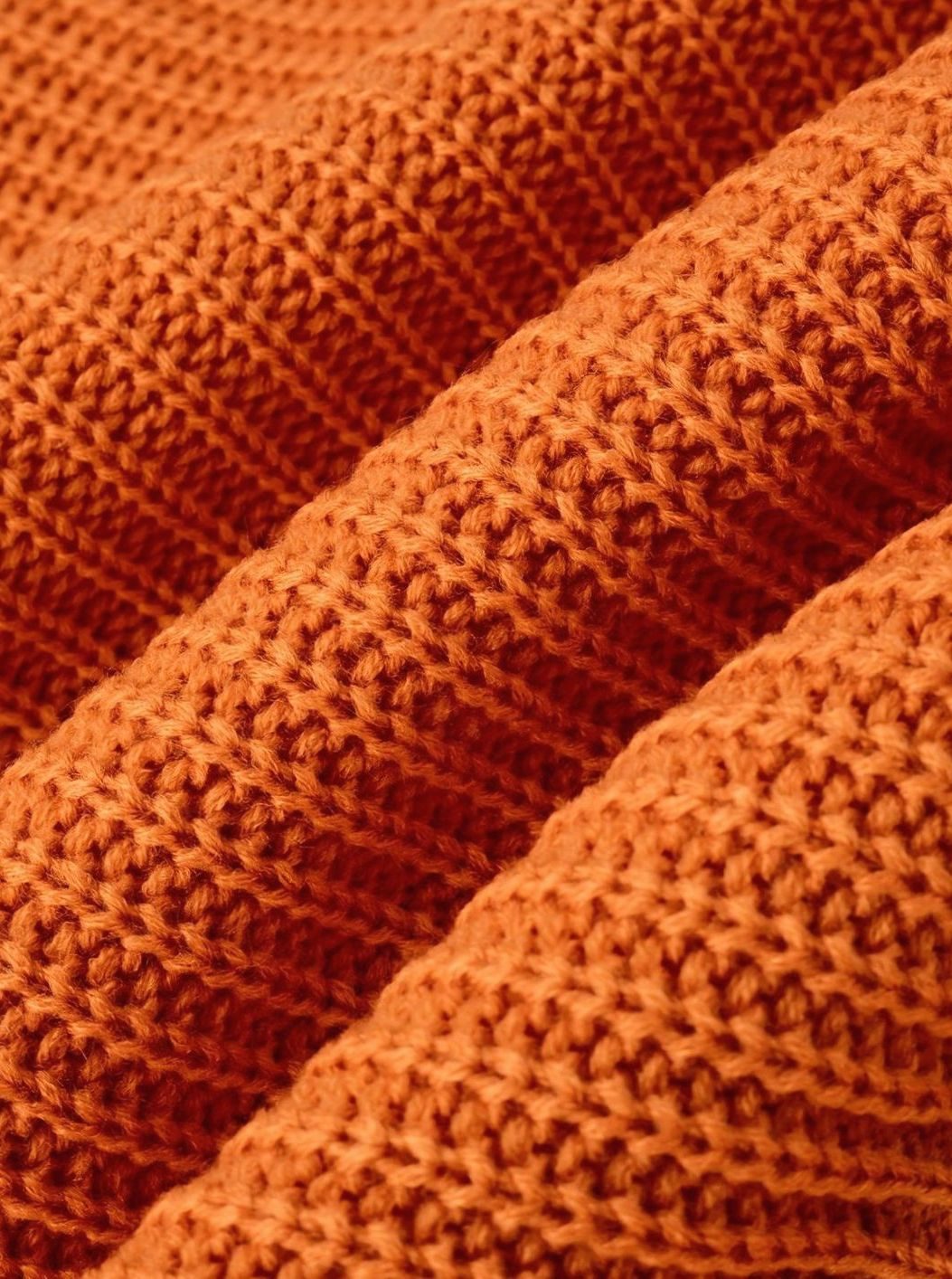 Evelyn Ribbed Knit Jumper | Folded Collar | Relaxed Fit
