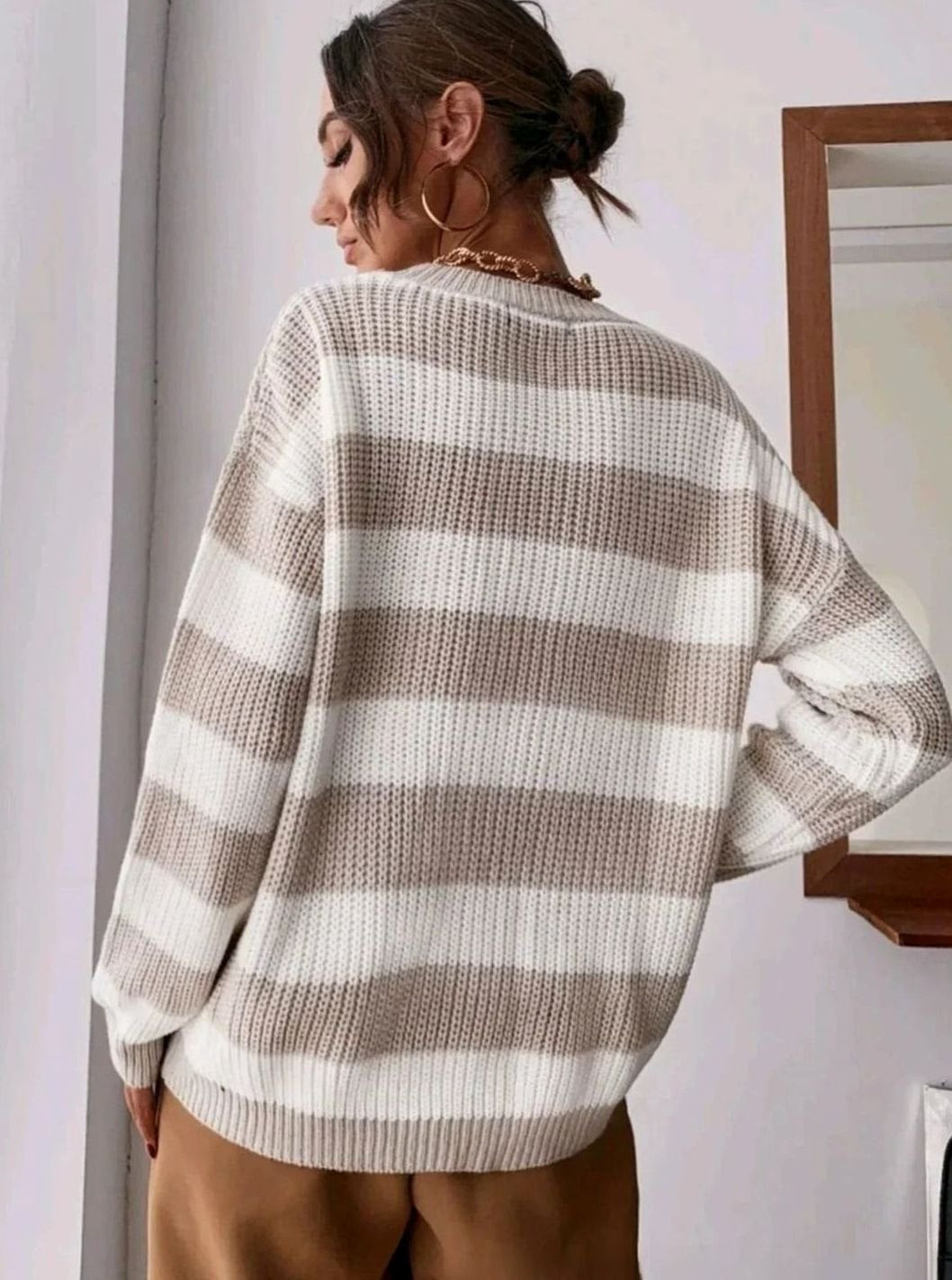 Emma Striped Crewneck Jumper | Relaxed Fit | Knit